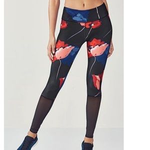 Fabletics mesh detail leggings SMALL